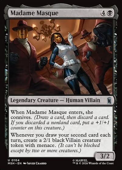 Madame Masque 104 Marvel Super Heroes Magic card
