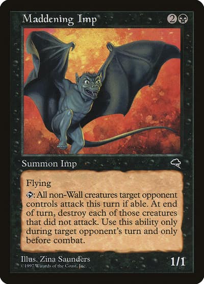 Maddening Imp TMP-143 Tempest Magic card