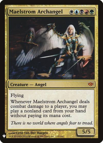 Maelstrom Archangel PLST-CON-115 The List Magic card