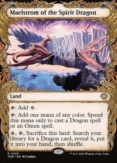 Maelstrom of the Spirit Dragon TDM-326 Tarkir: Dragonstorm Magic card