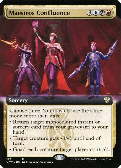 Maestros Confluence NCC-175 New Capenna Commander Magic card