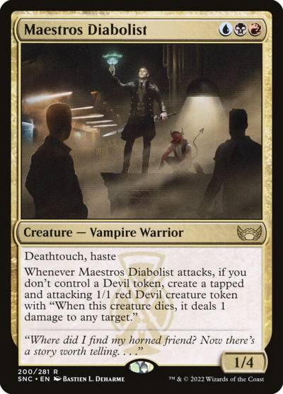 Maestros Diabolist SNC-200 Streets of New Capenna Magic card