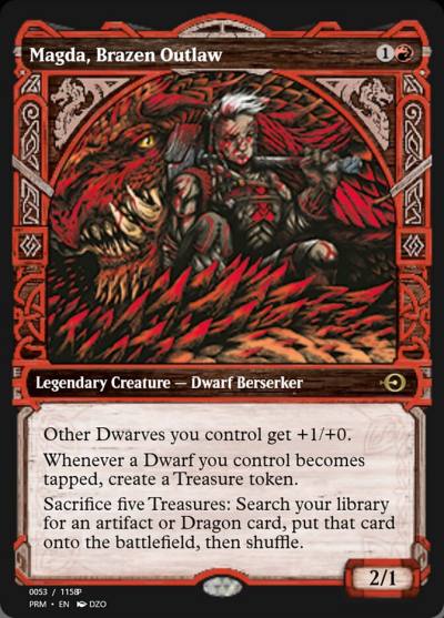 Magda, Brazen Outlaw PRM-88306 Magic Online Promos Magic card