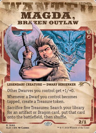 Magda, Brazen Outlaw SLD-1688 Secret Lair Drop Magic card
