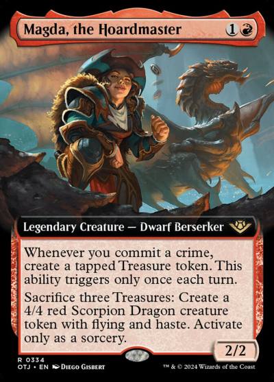 Magda, the Hoardmaster OTJ-334 Outlaws of Thunder Junction Magic card