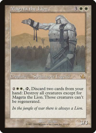 Mageta the Lion PCY-13 Prophecy Magic card