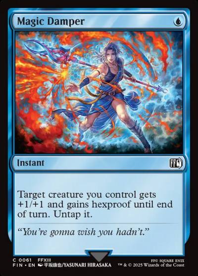 Magic Damper FIN-61 Final Fantasy Magic card