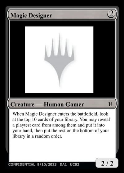 Magic Designer UC02 Unknown Event Magic card