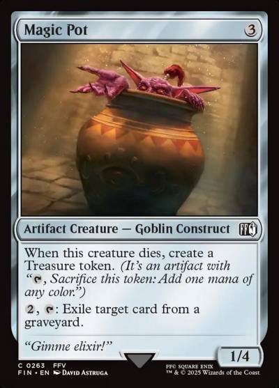 Magic Pot FIN-263 Final Fantasy Magic card