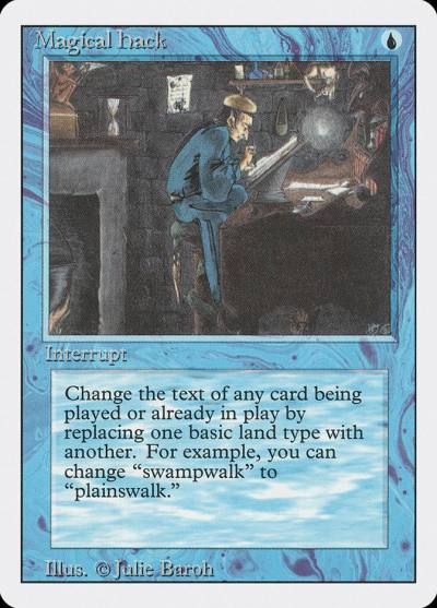 Magical Hack 3ED-65 Revised Edition Magic card