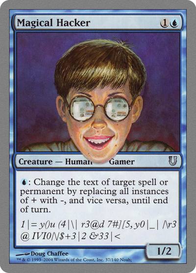 Magical Hacker UNH-37 Unhinged Magic card
