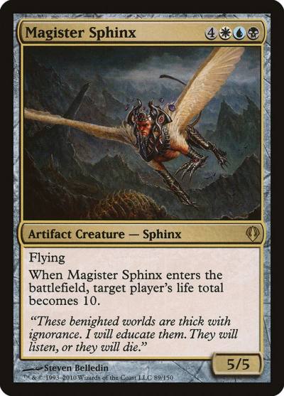 Magister Sphinx ARC-89 Archenemy Magic card