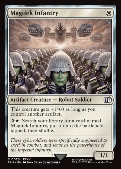 Magitek Infantry FIN-25 Final Fantasy Magic card