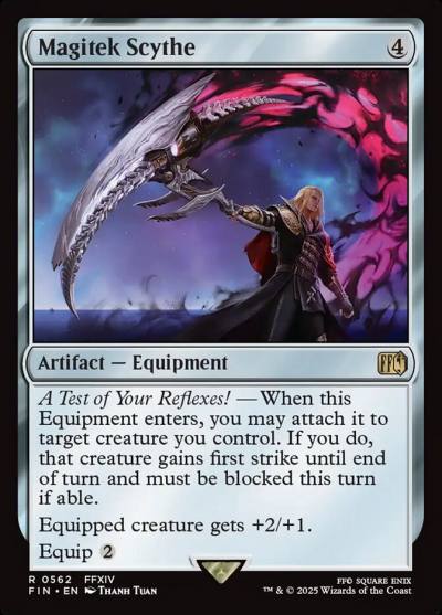Magitek Scythe FIN-562 Final Fantasy Magic card