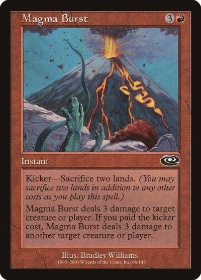 Magma Burst PLS-66 Planeshift Magic card