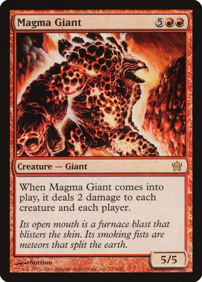 Magma Giant 5DN-72 Fifth Dawn Magic card