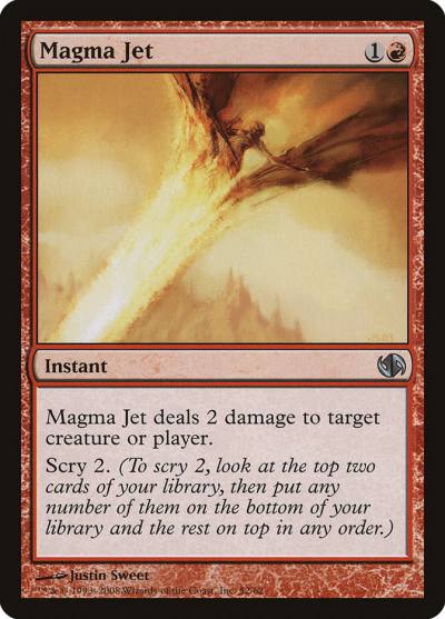 Magma Jet DD2-52 Duel Decks: Jace vs. Chandra Magic card