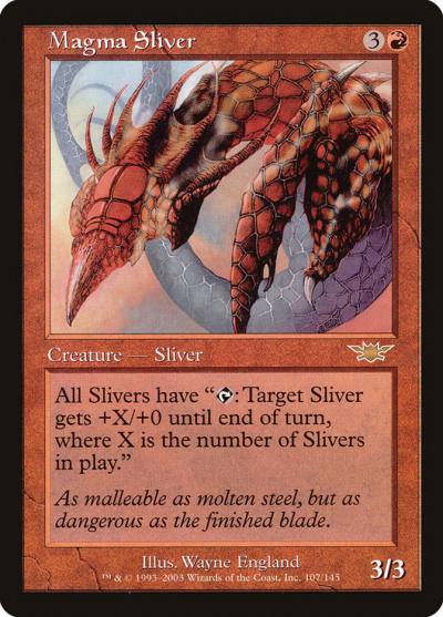Magma Sliver LGN-107 Legions Magic card