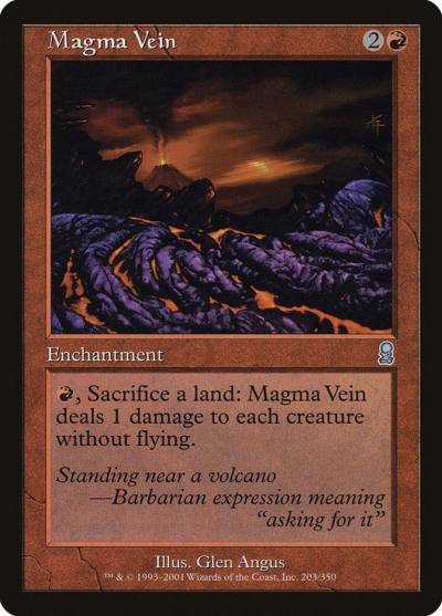 Magma Vein ODY-203 Odyssey Magic card