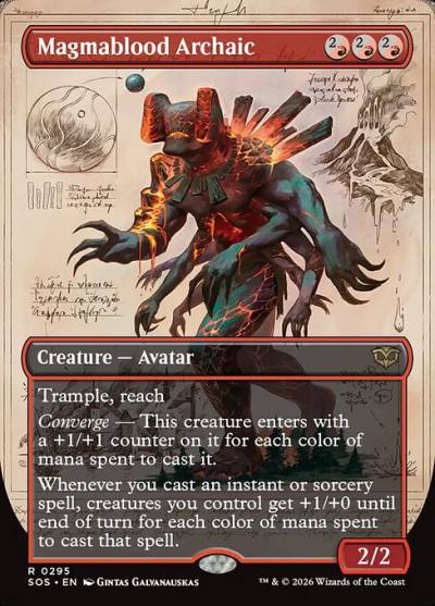 Magmablood Archaic SOS-295 Secrets of Strixhaven Magic card