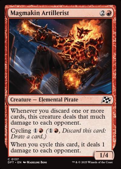 Magmakin Artillerist DFT-137 Aetherdrift Magic card