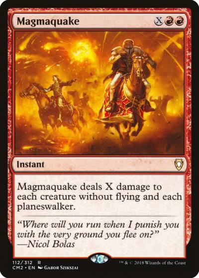 Magmaquake CM2-112 Commander Anthology Volume II Magic card