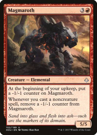 Magmaroth HOU-102 Hour of Devastation Magic card