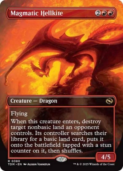 Magmatic Hellkite // Magmatic Hellkite TDM-380 Tarkir: Dragonstorm Magic card