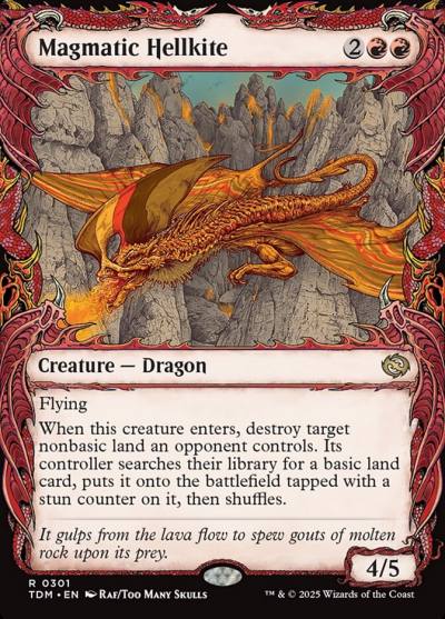 Magmatic Hellkite TDM-301 Tarkir: Dragonstorm Magic card
