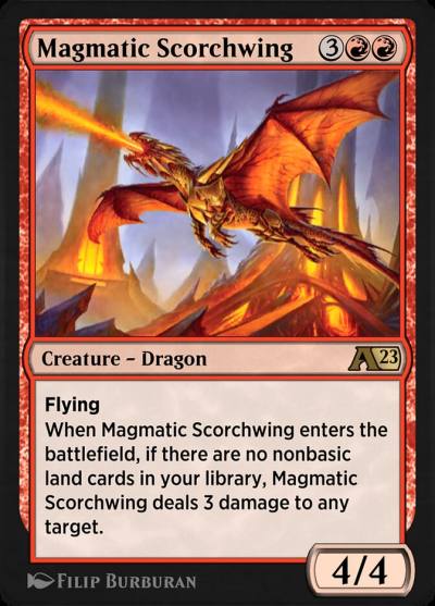 Magmatic Scorchwing YONE-12 Alchemy: Phyrexia Magic card