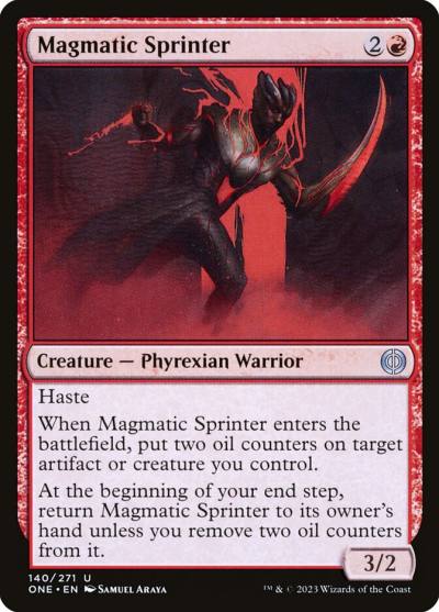 Magmatic Sprinter ONE-140 Phyrexia: All Will Be One Magic card