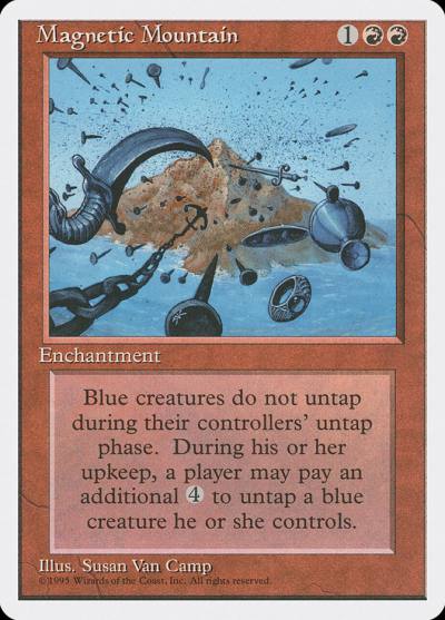 Magnetic Mountain 4ED-209 Fourth Edition Magic card
