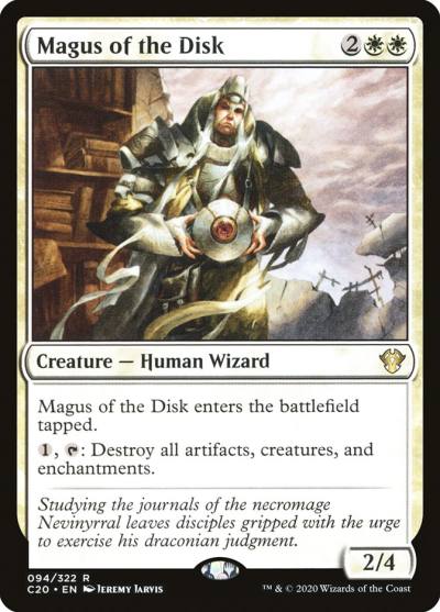 Magus of the Disk C20-94 Commander 2020 Magic card