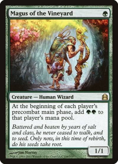 Magus of the Vineyard CMD-166 Commander 2011 Magic card