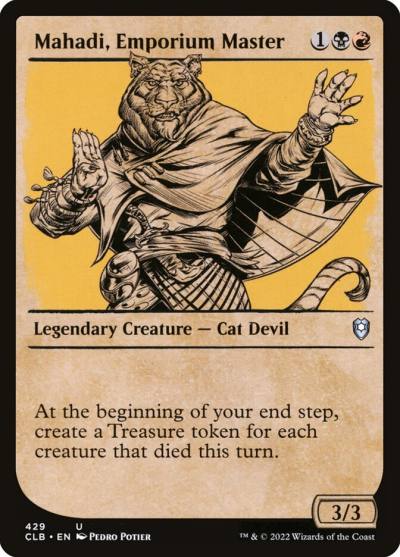 Mahadi, Emporium Master CLB-429 Commander Legends: Battle for Baldur's Gate Magic card