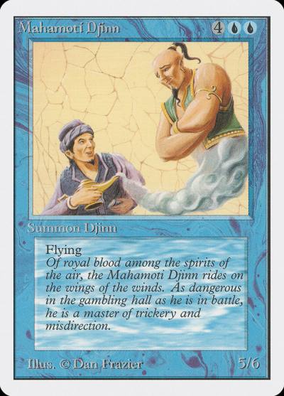 Mahamoti Djinn 2ED-65 Unlimited Edition Magic card