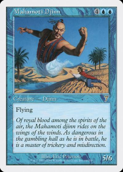 Mahamoti Djinn 7ED-84 Seventh Edition Magic card