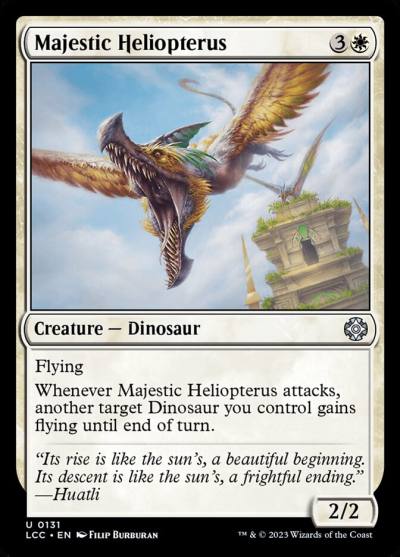 Majestic Heliopterus LCC-131 The Lost Caverns of Ixalan Commander Magic card