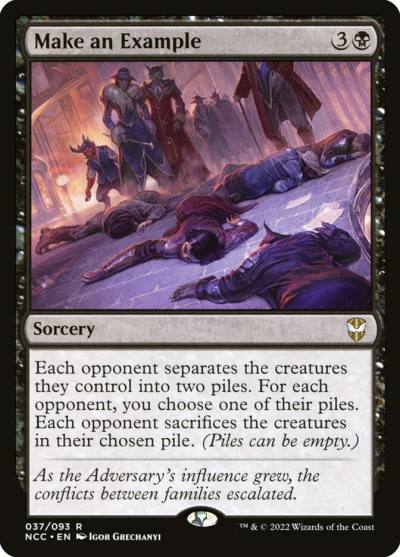 Make an Example NCC-37 New Capenna Commander Magic card