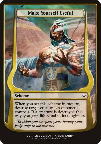 Make Yourself Useful OE01-9STAR Archenemy: Nicol Bolas Schemes Magic card