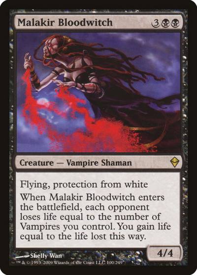Malakir Bloodwitch ZEN-100 Zendikar Magic card