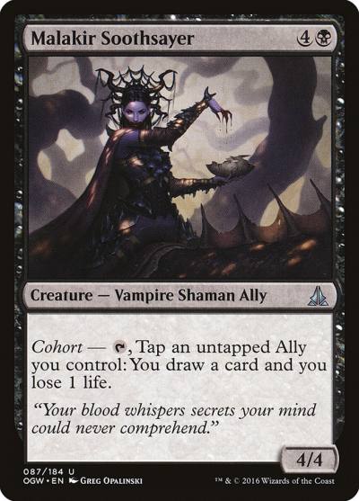 Malakir Soothsayer OGW-87 Oath of the Gatewatch Magic card