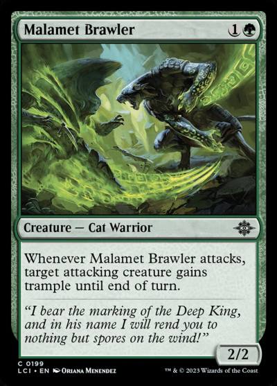 Malamet Brawler 199 The Lost Caverns of Ixalan Magic card