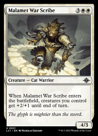 Malamet War Scribe 21 The Lost Caverns of Ixalan Magic card