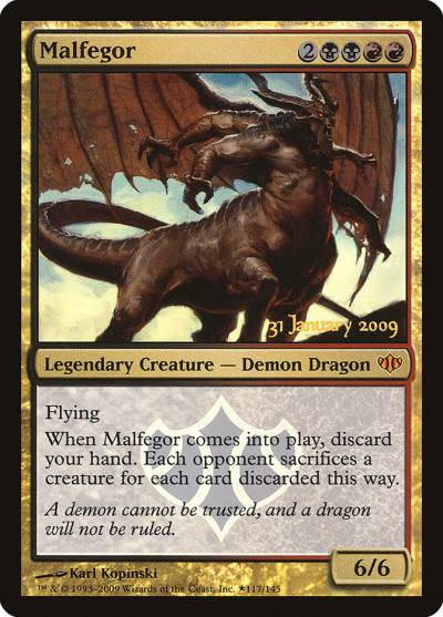 Malfegor PCON-117STAR Conflux Promos Magic card
