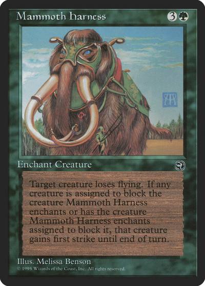 Mammoth Harness HML-91 Homelands Magic card