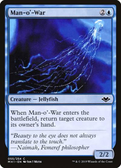 Man-o'-War MH1-55 Modern Horizons Magic card