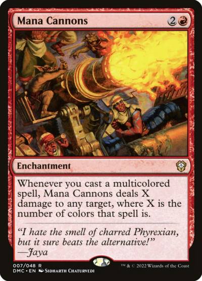 Mana Cannons DMC-7 Dominaria United Commander Magic card