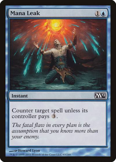 Mana Leak M12-63 Magic 2012 Magic card
