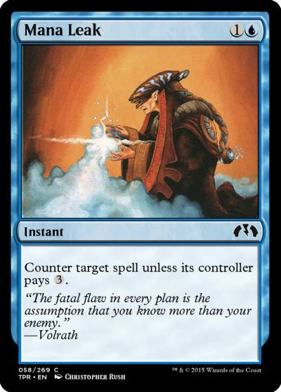 Mana Leak TPR-58 Tempest Remastered Magic card